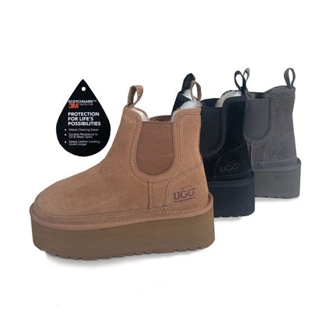 Ozlana Platform Chelsea Boots