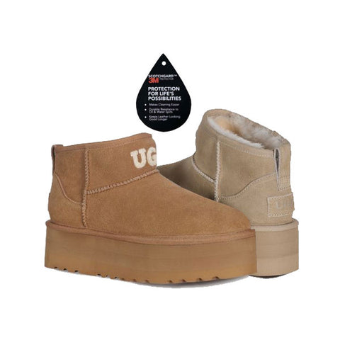 Ozlana Platform Estele Logo Ultra Mini UGG
