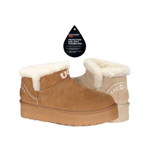 Ozlana Platform Fury Estela Logo Ultra Mini UGG