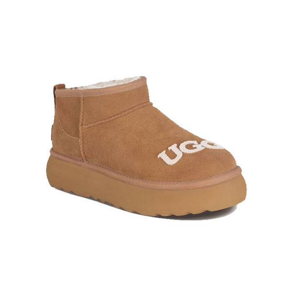 Ozlana Platform Logo Cake Shaped Boots