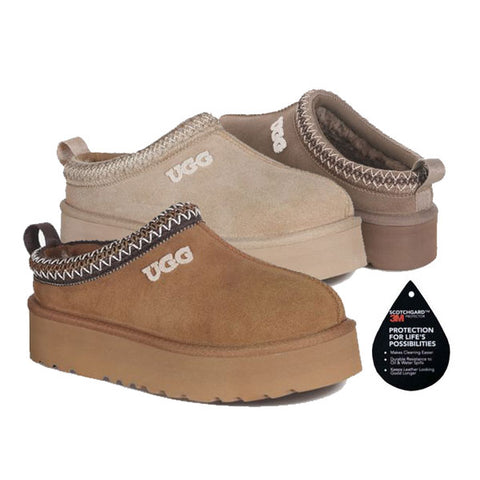 Ozlana Platform Logo Tazz Slipper